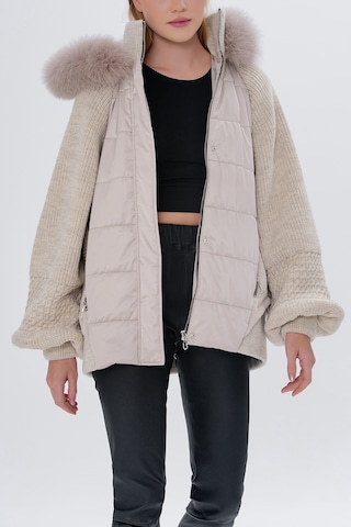 Valmenti Kadın Kürk Bej Mont 616 5194 Bn Kurk Sk24/25 Bej Bej