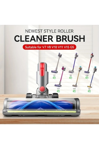 Elmpaly V7 V8 V10 V11 V15 Supurge Firca Basligi Yesil Isikli Ev Temizliği Yedek Parça