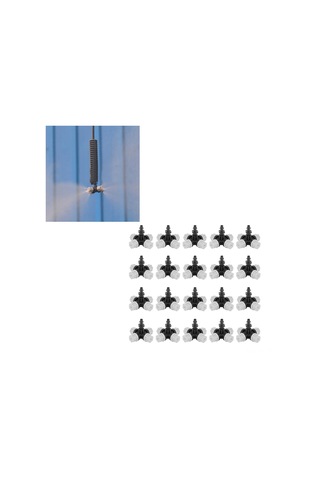 Shineyee 20 Adet Abs Materyal Atomize Sulama Başlığı - Düşük Su Basıncı, 1.5-2m Yayılma - Bahçe, Seracılık, Çim Alani İçin