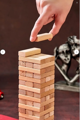 Challenge Jenga Blok Görev Kulesi 54 Parça Jenga