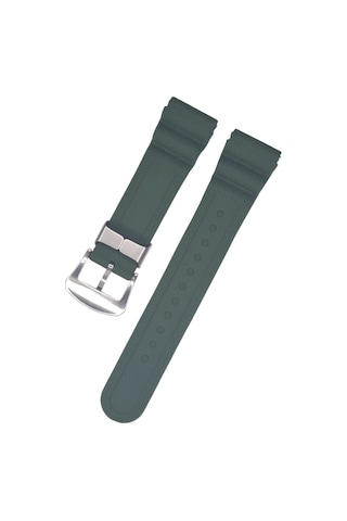 Seiko Prospex Model 22mm Yeşil Silikon Saat Kordonu Yeşil