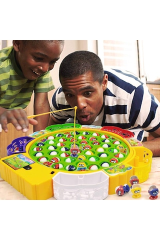 Müzikli 45 Balıklı Pilli Balık Tutma Ve Yakalama Oyunu   Seti