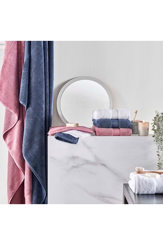 Linens Premium Pamuk Yüz Havlusu Beyaz 50 x 85 CM