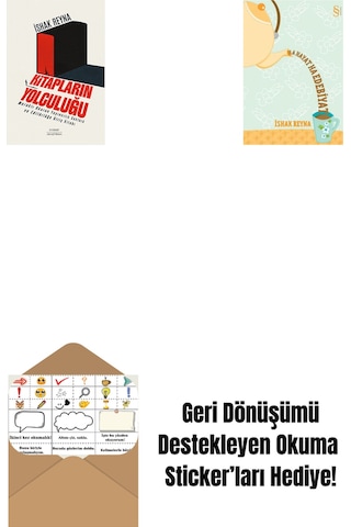 Kitapların Yolculuğu + Ha Hayat Ha Edebiyat + Okuma Sticker'ları