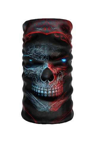 Bebo Store Extreme Spor Motorsiklet Kullananlara Özel Desenli Buff Boyunluk Bandana Balaklava Skull-0208-9