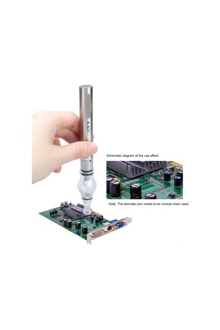 Youtek Taşınabilir Aluminyum Levha Kısa Devre Tespit Cihazı, Usb Şarjlı Cam Kapaklı Hızlı Atomizasyonlu Kayın Damla Kalemi