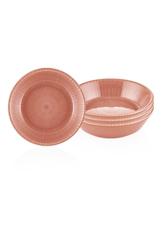 The Mia Noon Çerezlik 4lü Set Somon 10 Cm