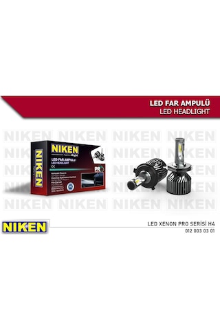 Niken Pro Serisi Flip Led Xenon Zenon H4 6500K - Slim Fan 549520082