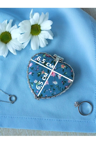 Moltobello Yuvarlak, Katlanabilir, Makyaj İçin Cep Aynası 195592819 Gri