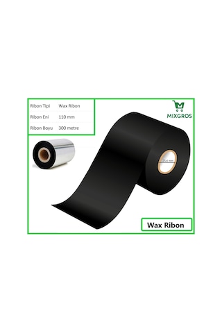 110x300 Metre Wax Ribon 1 Adet