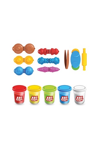 Dede Art Craft İnanılmaz Uzay Bebek Oyun Hamuru Seti +3 Yaş 4 Adet
