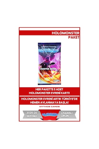 Holomonsters 3d Hologramlı Koleksiyon Kartları 5 Kart - Paket
