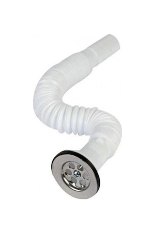 Körüklü Lavabo Sifonu Lavabo Altı Hortumu Lavabo Gider Borusu 2 Adet Gider Borusu