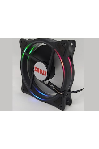 3 Renk Hareketli Rainbow Rgb Kasa Mining Fanı 12cm Fanı 0.3a