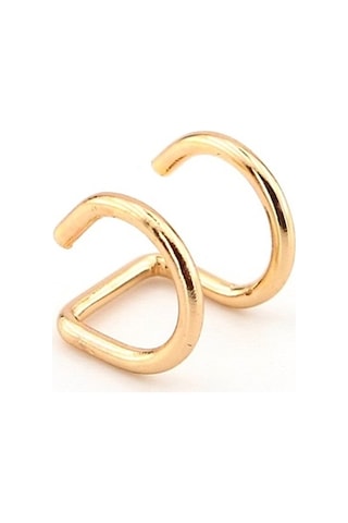 Gold Sari Renkli Earcuff Kulak Kelepçesi Helix Sarmal Ex094 Altın