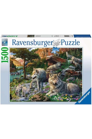 Ravensburger 1500 Parça Wolves İn Spring Puzzle