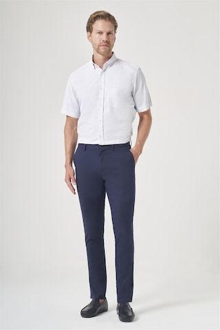 İmza Lacivert Yan Cep Slim Fit Casual Pamuklu Chino Pantolon 1003260178 Koyu Lacivert