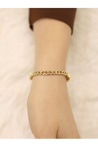 P Harfi Gurmet Bileklik Altın