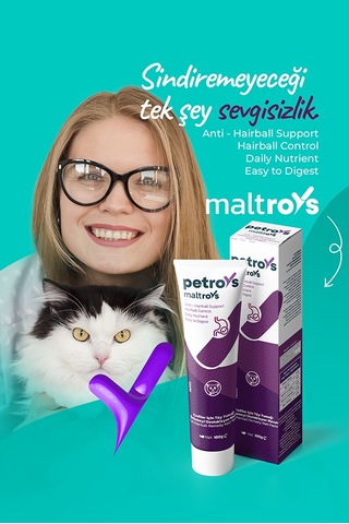 Petroys Maltroys Tüy Yumağı Önleyici Malt Macun 100 G