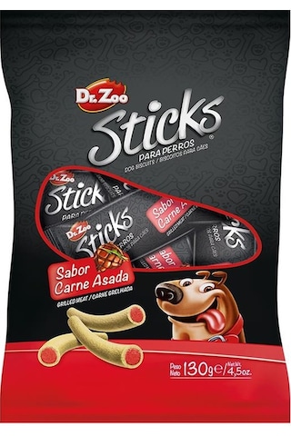 Dr.zoo Mini Sticks Izgara Etli Köpek Ödülü 130 G