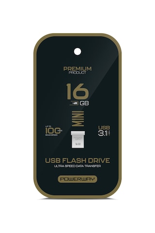 Premium 16 Gb Mini Usb 3.1 Metal Gövde Ultra Hızlı Flash Bellek Data Traveler