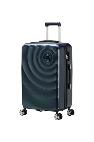 Orta Boy %100 Polikarbon Valiz Petrol 1808 Petrol