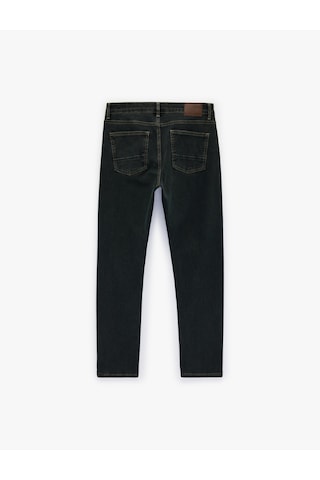 Koton Pamuklu Slim Fit Jean Pantolon - Brad Jean Petrol 6sam40006nd Petrol