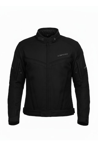 Xspeed Zeus Plus 4 Mevsimlik Korumalı Motosiklet Montu Yeni Sezon Siyah