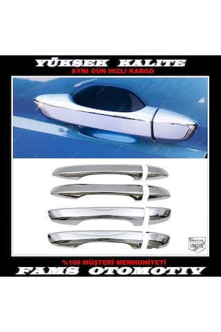 Vw Passat B8 Krom Kapı Kolu 4 Kapı 2014-2019 Arası P.Çelik