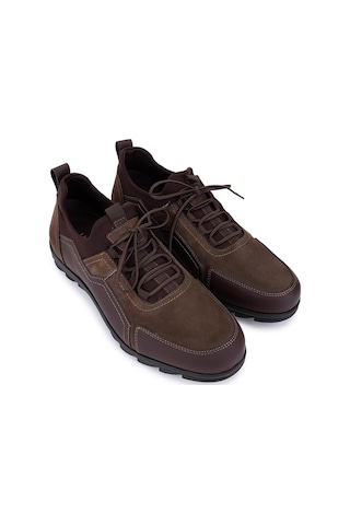 Tamer Tanca Erkek Hakiki Deri Kahverengi Nubuk Sneakers & Spor Ayakkabı 1093 10312 Erk Ayk Sk25-26 Kahve Nbk Kahverengi