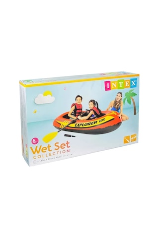 Ib58331 Intex Explorer Bot 200 Set Kürek Pompa 185x94x41 Cm