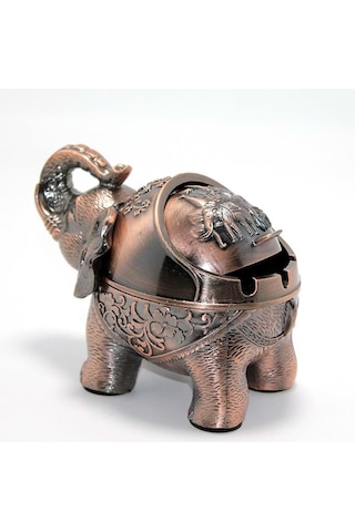 Metal Fil Figürlü Küllük Alk1656 Dekoratif Hediyelik