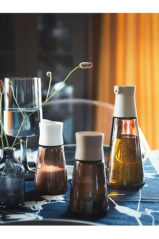 Ikea Halvtom Yağ/sirke Şişesi, Cam 300 Ml 251803775 Kahverengi