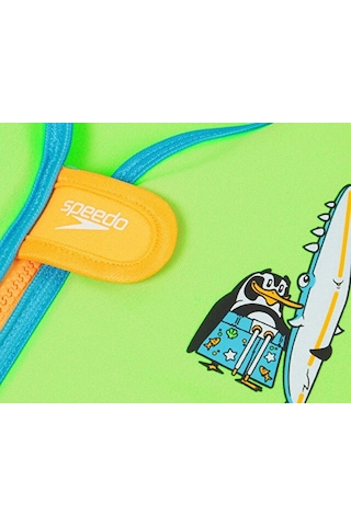 Speedo Printed Float Vest İu Green/blue Çocuk Can Yeleği 8-1225214686 Yeşil Yeşil