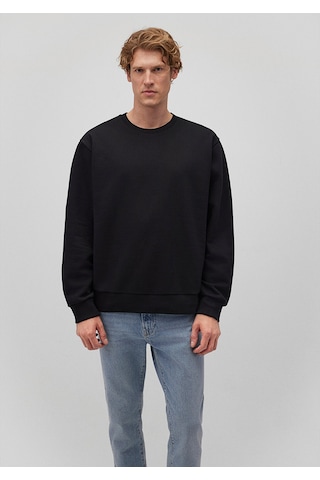 Mavi - Bisiklet Yaka Siyah Basic Sweatshirt 0s10276-900 Siyah