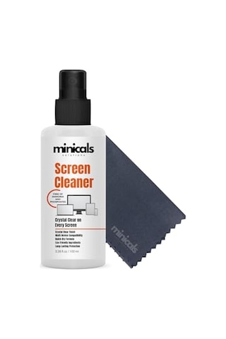 Telefon, Tablet Ve Bilgisayar İçin Ekran Temizleyici Sprey &amp Mikrofiber Bez 100ml