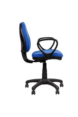 Worky Kumaş Ofis Çalışma Koltuğu Mavi