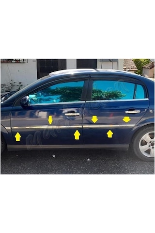 Opel Vectra C Krom Yan Kapı Çıtası 2002-2009 4 Parça Paslanmaz Çe