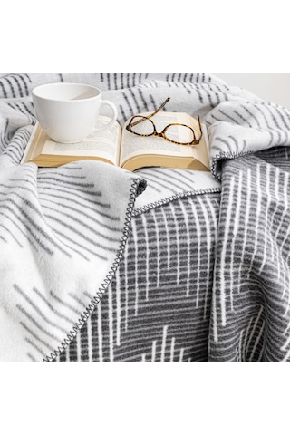 Schafer Home Bloom Tk Battaniye 150x220 Cm 1 Parça-gri Gri