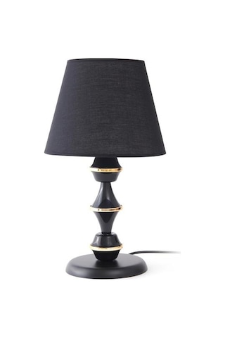 Safir Light Berlin Metal Abajur - Siyah - 43x25x25 Cm Siyah