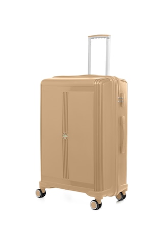 Unisex Jmy8101.06 John May Pp Silikon Valiz Büyük Boy 78 X48x32cm Vizon Vizon
