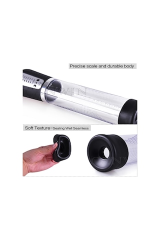 Hızlı Express Usb Şarjlı Tam Otomatik Penis Vakum Pompası + Penis Kremi 50 Ml