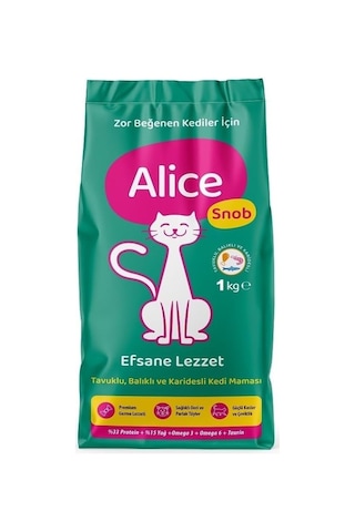Alice Snob Premium Kedi Maması 5x1 Kg