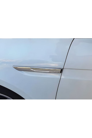 Renault Megane 4 2021-2025 Krom Yan Çamurluk Sinyal Kromu 2 Parça Paslanmaz Çelik Megane 5