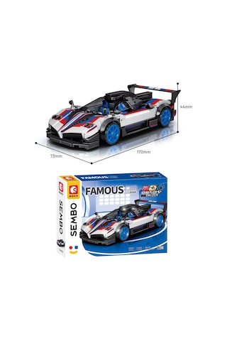 Sembo Block Pagani Zonda R Yapı Bloğu Seti 321 Parça