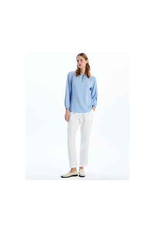 LC Waikiki Lcwaıkıkı Classic Beli Lastikli Loose Fit Kadın Pantolon Ecru