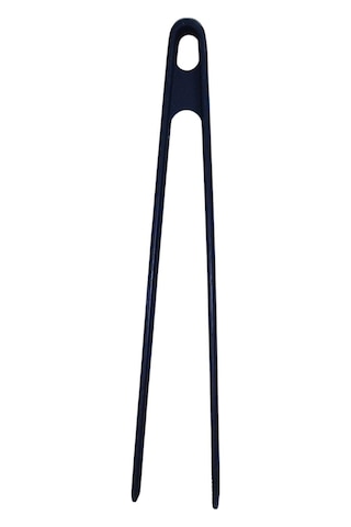 Silikon Kızartma Maşası 30 Cm 3 Renk Seçeneği - Siyah Siyah