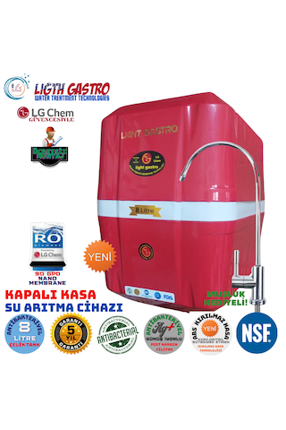 Lightgastro Kımz Byz Montaj Dahil 8l 7fl 14aşama Su Arıtma Cihazı