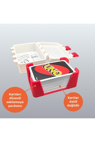 Uno Kart Düzenleme Saklama Kutusu - Kilitli, Dayanıklı Ve Taşınabilir
