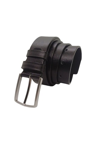 Bawcompany Erkek Kemer Hakiki Deri Kumaş Ve Kanvas Pantolonlar Için Uygun 3.2cm Siyah